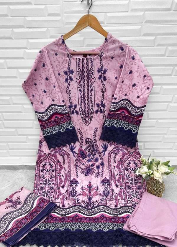 Jazmin Cotton Suit Stitched