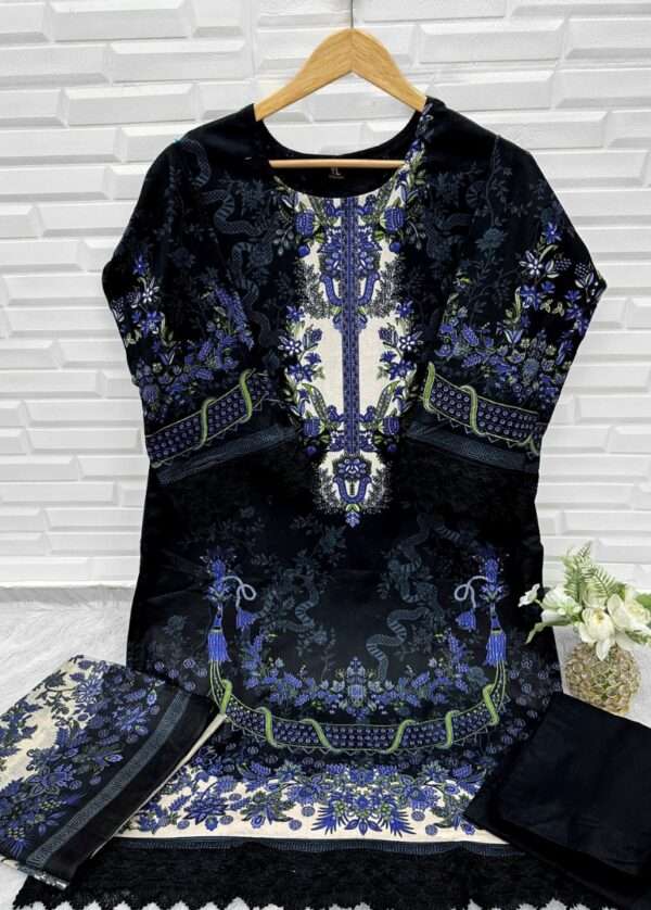 Jazmin Cotton Suit Stitched