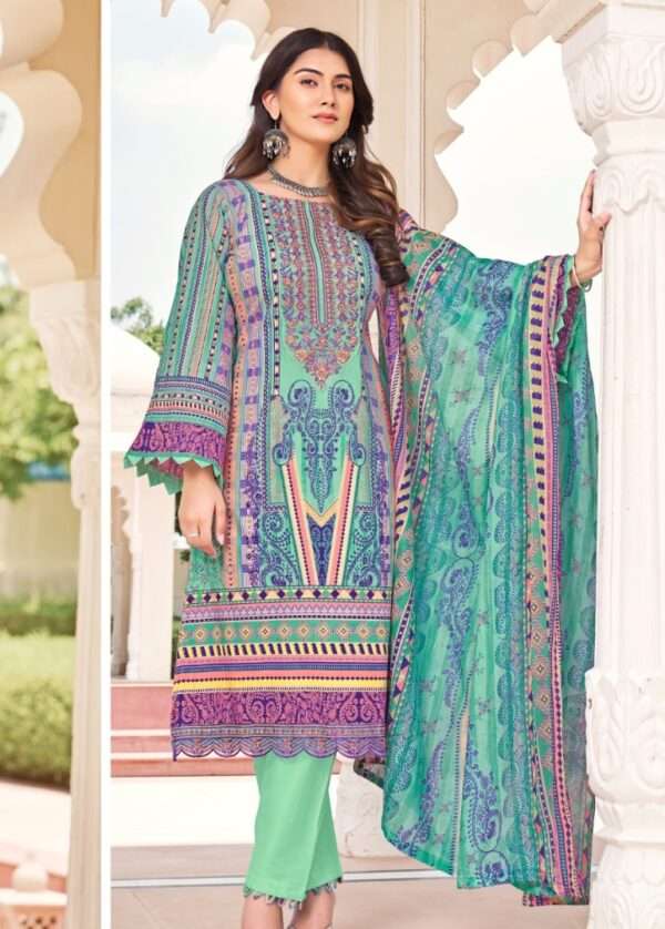 Pakistani Suit With Patch Work