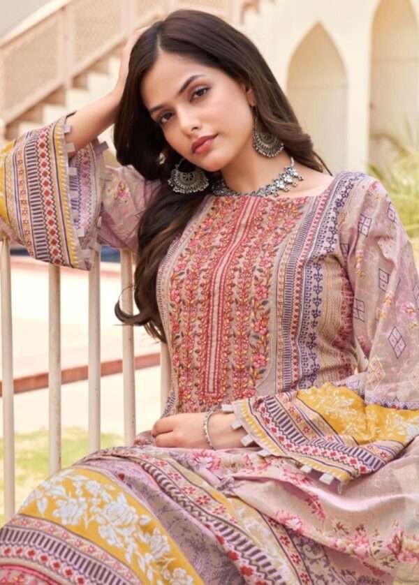 Pakistani Suit With Patch Work - Image 3
