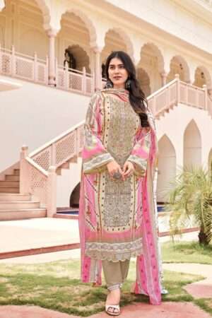 Pakistani Suit With Patch Work