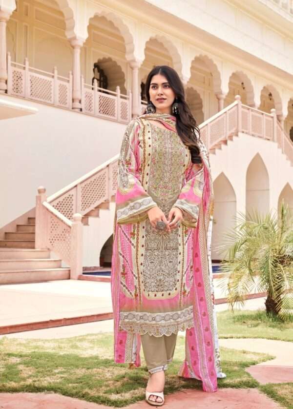 Pakistani Suit With Patch Work