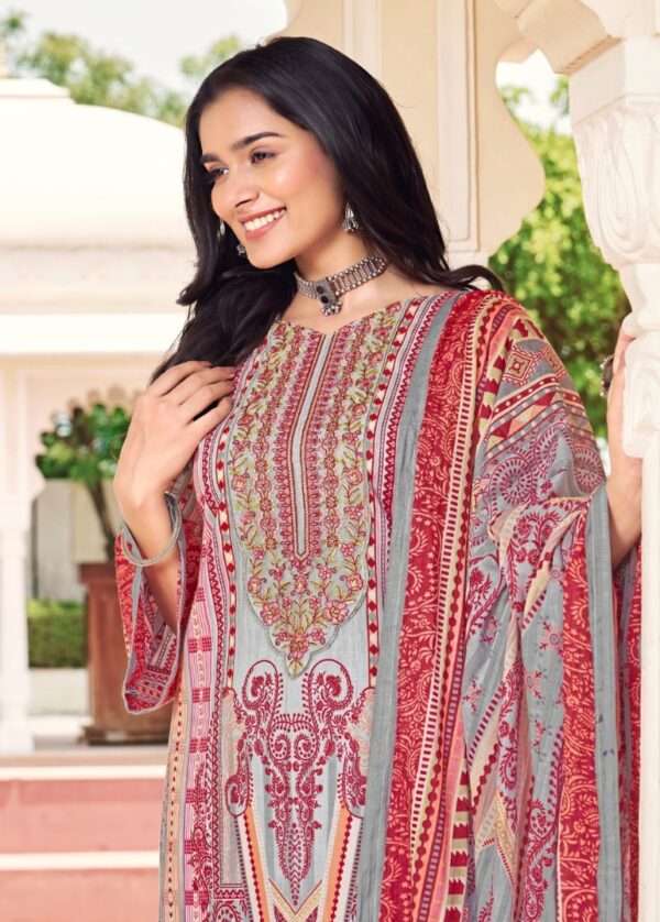 Pakistani Suit With Patch Work - Image 2