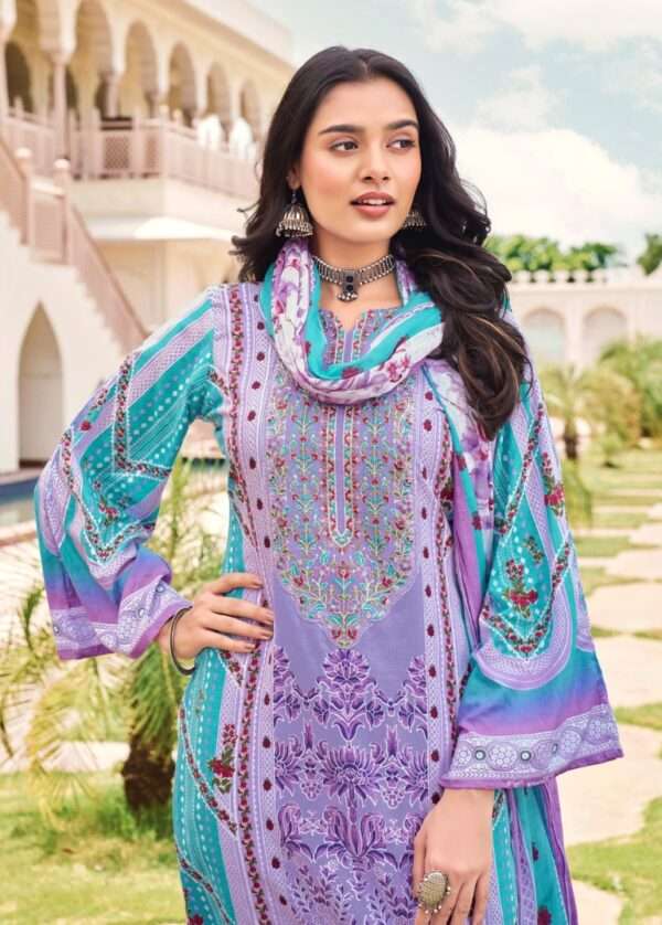 Pakistani Suit With Patch Work - Image 2