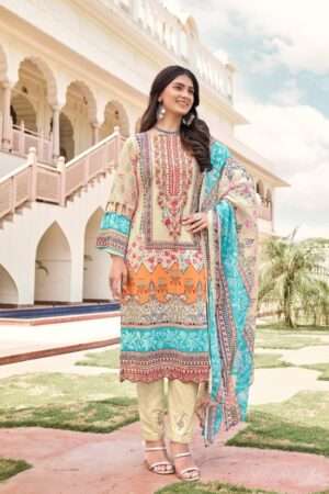 Pakistani Suit With Patch Work