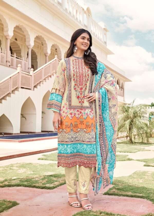 Pakistani Suit With Patch Work