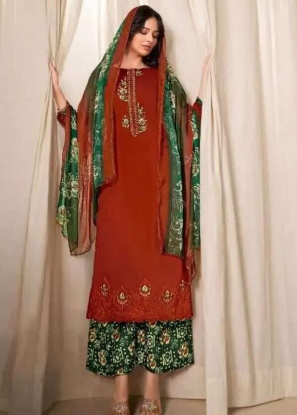 Gulkayra Premium Pakistani Suit Unstitched - Image 2