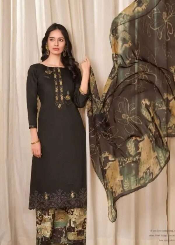 Gulkayra Premium Pakistani Suit Unstitched - Image 2