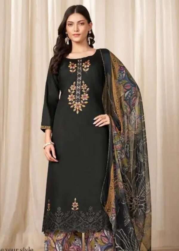 Gulkayra Premium Pakistani Suit Unstitched - Image 2