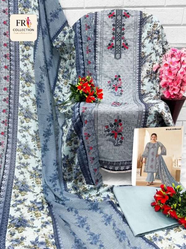 GULLAAHMED LAWN COLLECTION

AL SABA SELF EMBROIDERY WORK WITH DUPATTA WORK - Image 4