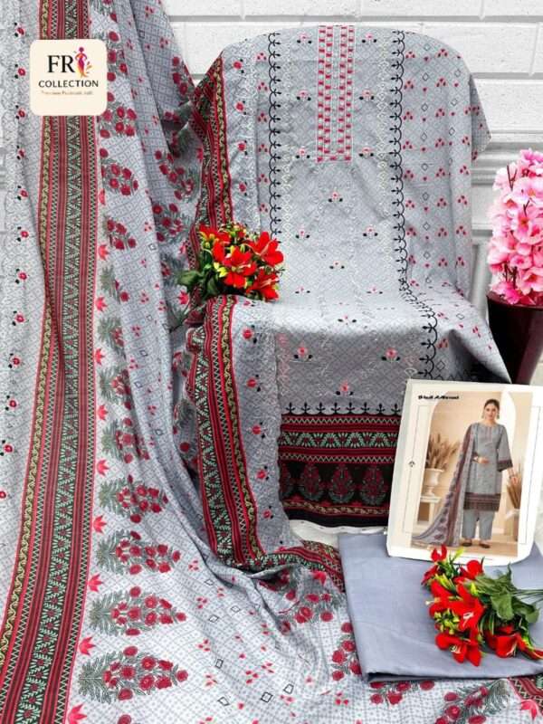 GULLAAHMED LAWN COLLECTION

AL SABA SELF EMBROIDERY WORK WITH DUPATTA WORK - Image 5