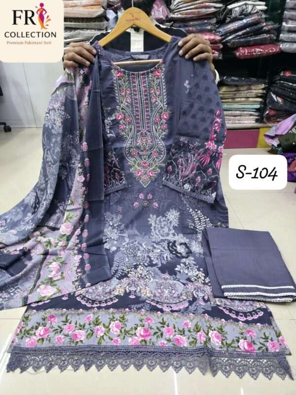 *SAPPHIRE LAUNCHING NEW SERIES OF READYMADE LAWN SUITS* Size : XXL - Image 2