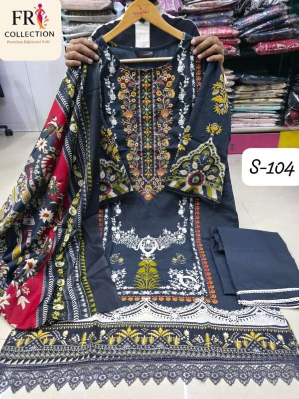 *SAPPHIRE LAUNCHING NEW SERIES OF READYMADE LAWN SUITS* Size : XXL - Image 4