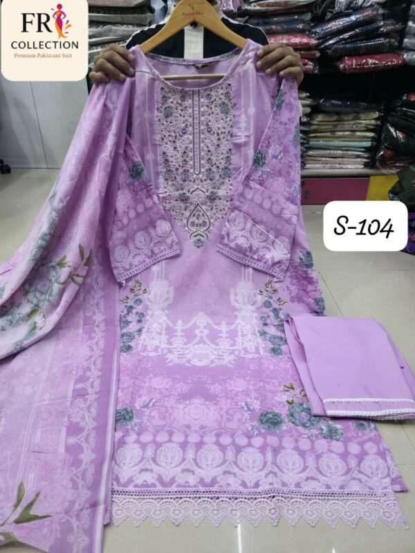 *SAPPHIRE LAUNCHING NEW SERIES OF READYMADE LAWN SUITS* Size : XXL
